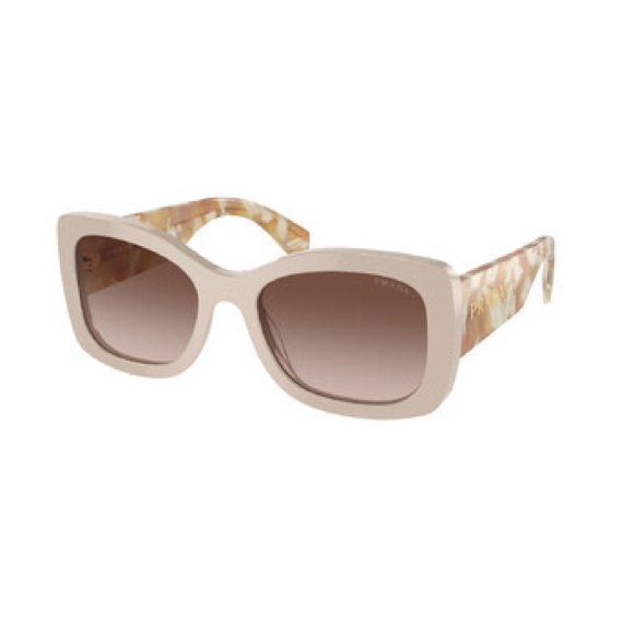 PRADA Brown Gradient Cat Eye Sunglasses